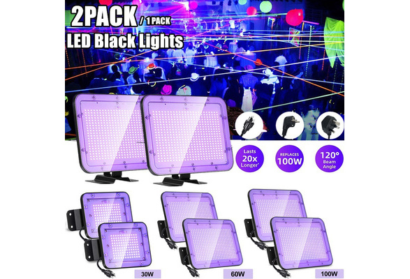 UV Black Lights for Glow Party 60W 100W LED Black Light Outdoor