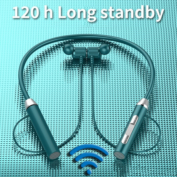 Long Standby Wireless Bluetooth5.2 Neck Hanging Earphones Sport