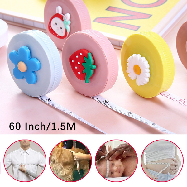 Retractable Soft TAPE Measure 1.5m 60 inch Sewing Tailor Body