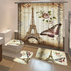Beautiful, decoration, Bathroom, Shower Curtains