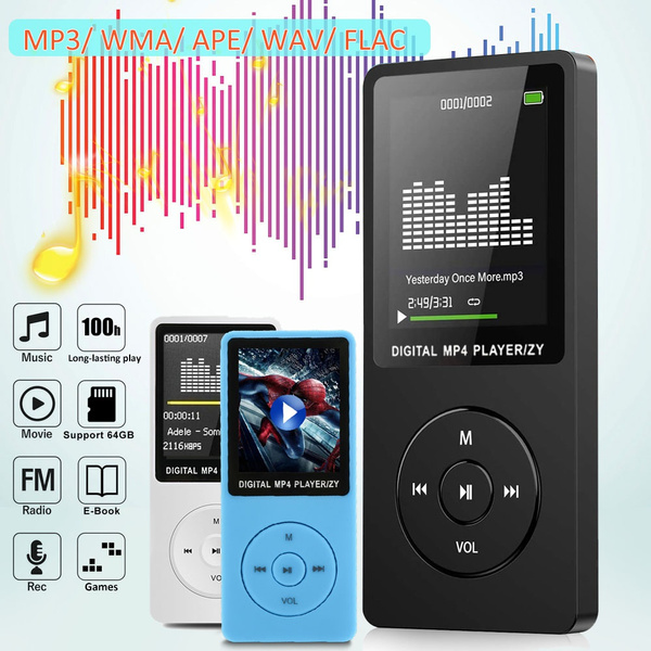 Portable music player with clearance speaker