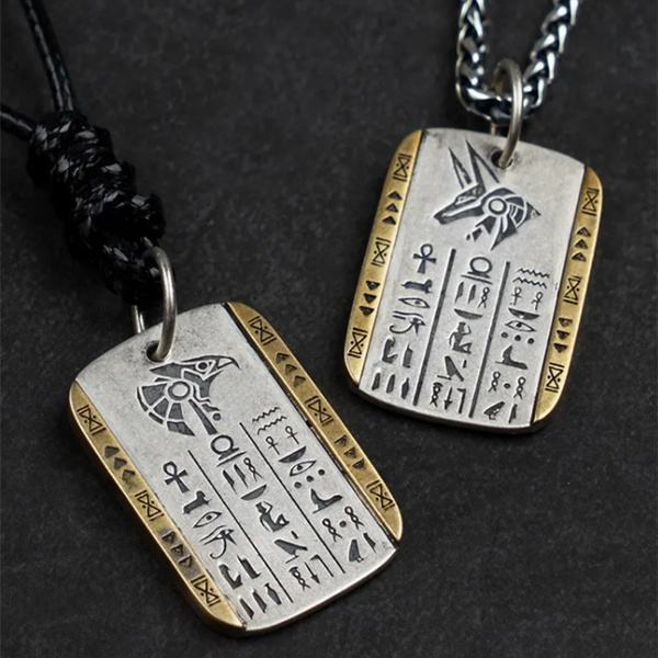 Egyptian pendant deals silver