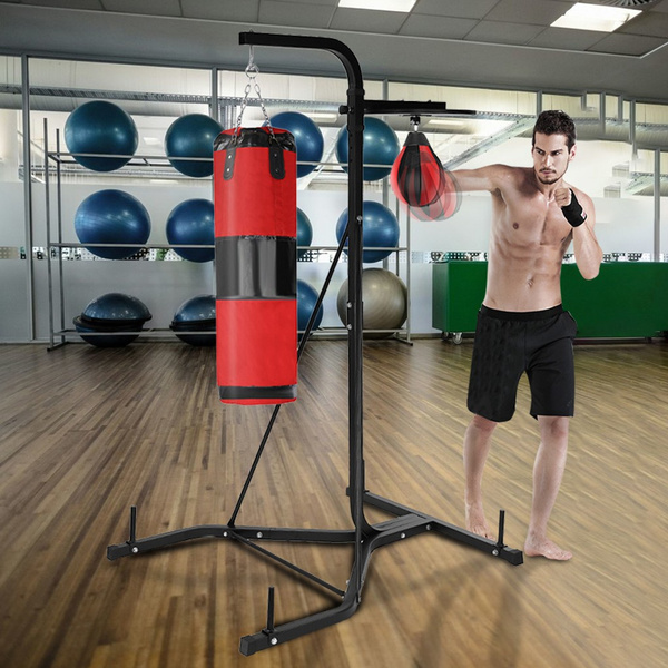 Heavy-duty Boxing Punching Bag Rack Free Standing Boxing Bag For Home ...