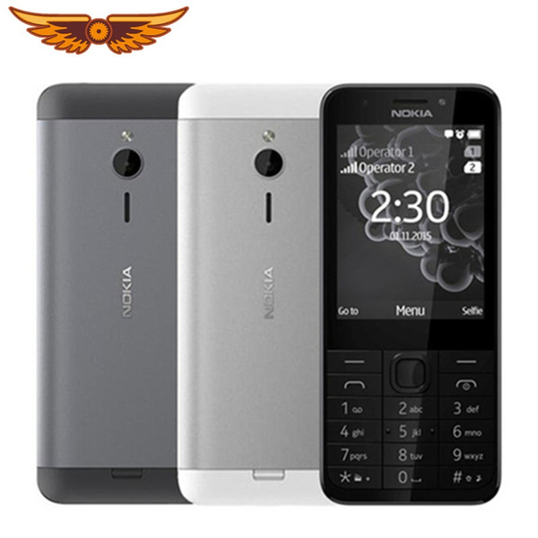 Original Unlocked Nokia 230 GSM 2.8 Inch Dual SIM Card 2MP English ...