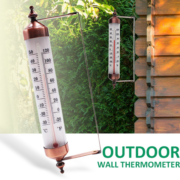 Outdoor Wall Thermometer Home Garden Office Greenhouse Temperature
