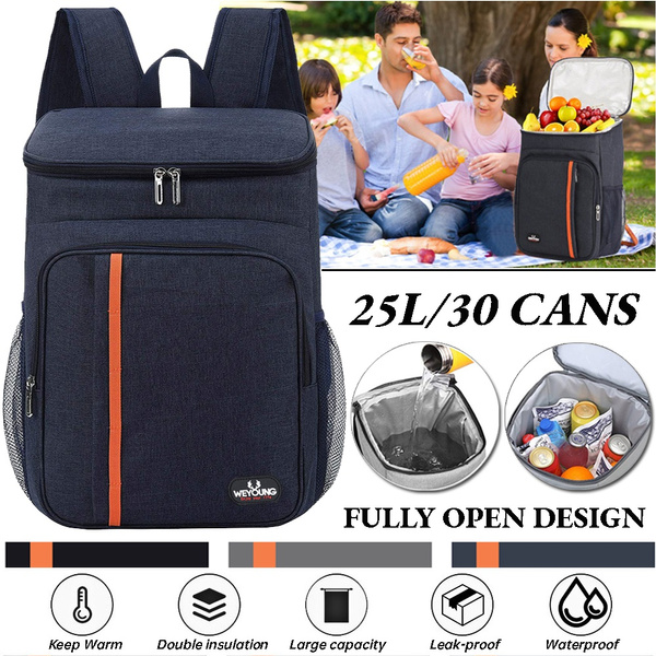 25L/30Cans Soft Cooler Backpack Insulated Waterproof Backpack Cooler Bag  Leak Proof Portable Small Cooler Backpacks To Work Lunch Travel Beach  Camping Hiking Picnic Fishing Beer for Men Women