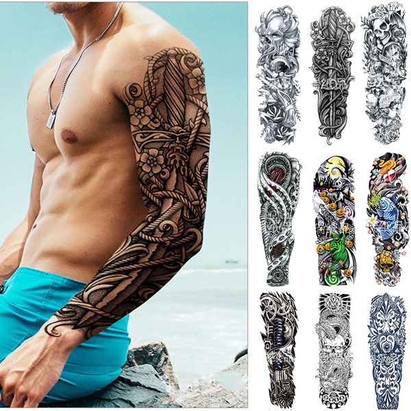 Yazhiji 46 Sheet Full Arm Temporary Tattoo for Women with India | Ubuy