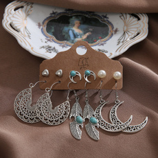 pendantearring, Love, Jewelry, vintage earrings