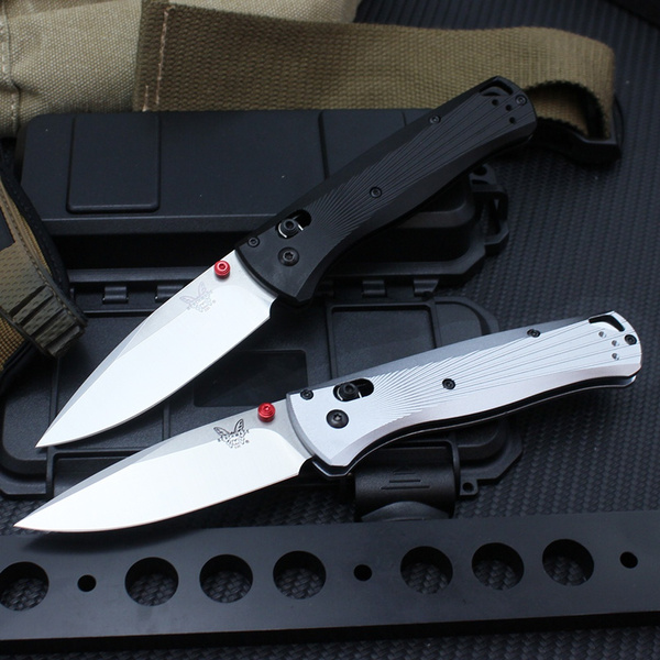 Benchmade 535BK4 Bugout AXIS Folding Knife 3.24" M390 Black DLC Plain