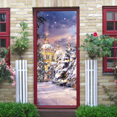 Home & Kitchen, doormural, Door, Christmas