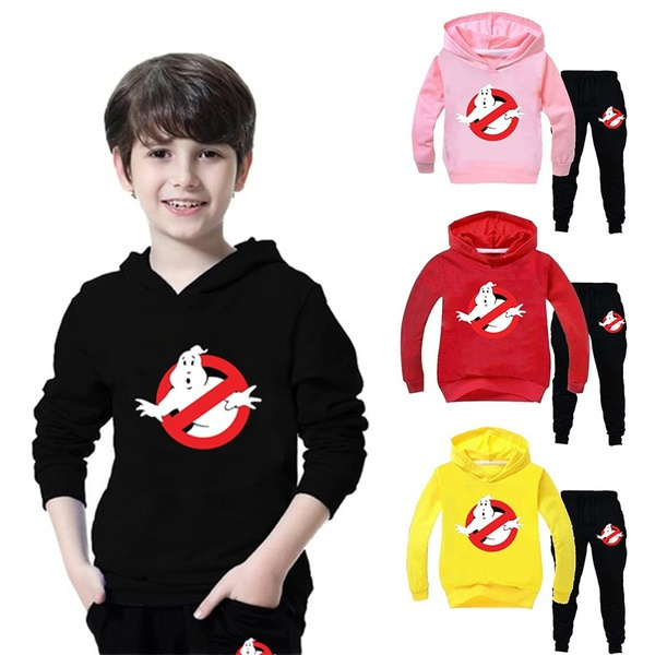 New Fashion Ghostbusters Printed Kids Hoodie Sets Hooded