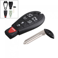 Camouflage 6-Button Remote Start Key Fob Replacement For Dodge Grand Caravan, Town & Country, VW Routan