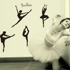 cute, Ballet, art, 3dwallsticker