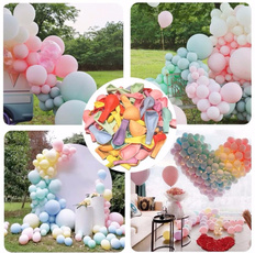 latex, Garland, Pastels, Balloon