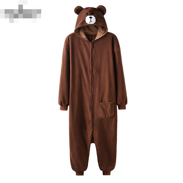 Animal Onesie Plus Size XXL Bear Kigurumis 150 190 cm Adult Women