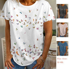 vnecktshirt, Tops & Tees, Tees & T-Shirts, butterfly