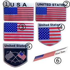 Car Sticker, american flag, American, flagsticker