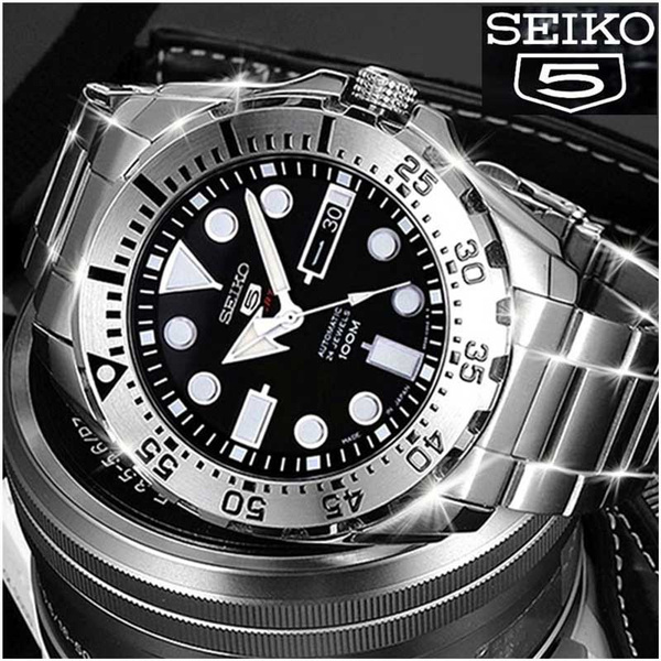 New High Quality Seiko 5 Sports Automatic Blue Dial Blue Monster