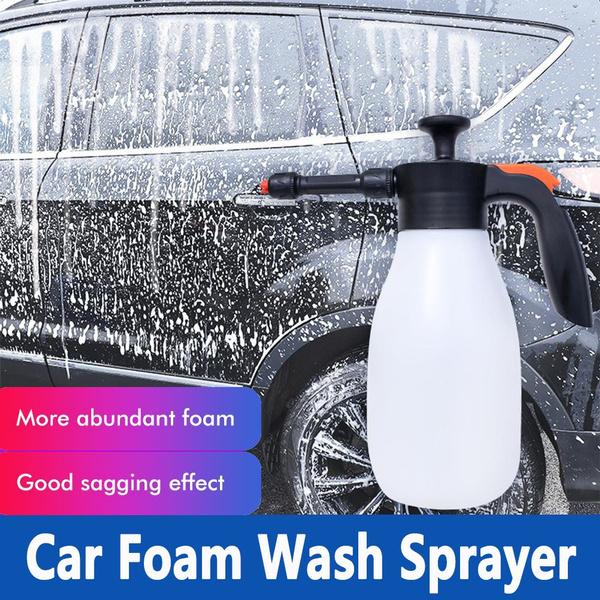 Car Wash Foam Sprayer Manual Foam Watering Can Sector Air Pressure Foam  Blaster