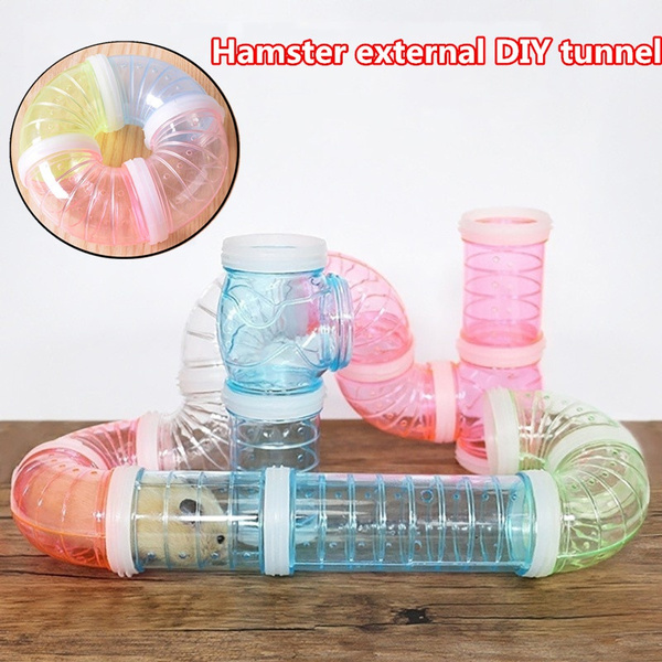 DIY Hamster Cage External Pipeline Tube Tunnel Hamster Playing Toys