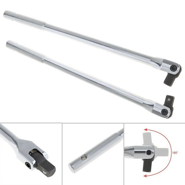 1/4" 3/8'' DRIVE LONG LARGE STEEL BREAKERS BAR TOOL FOR SOCKET WRENCH