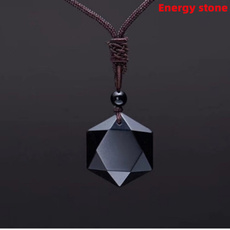 crystal pendant, 7chakrapendant, Star, Jewelry