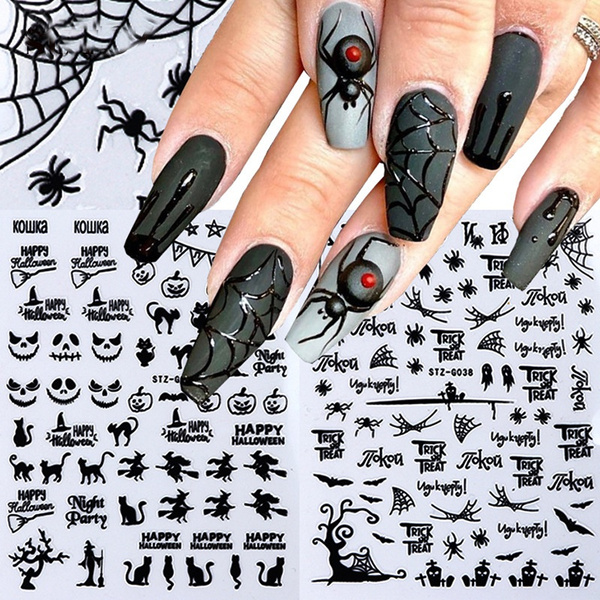 Halloween on sale nail decals