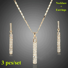 Necklace, DIAMOND, Jewelry, Earring