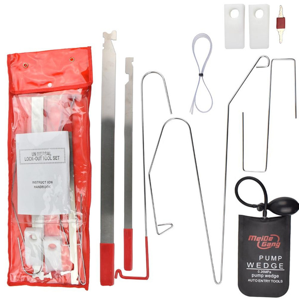 Universal Car Door Unlock Tool Lost Lock Out Emergency Opening Black