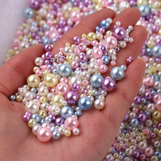 acrylicbead, Jewelry, roundpearl, coloredpearl