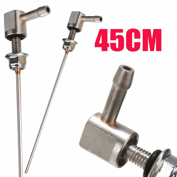 45*3cm Auto Gas Oil Fuel Tank Stand Tube Petrol Pipe For Car Air Diesel