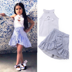 Summer, Baby Girl, 2pcsoutfit, ruffle