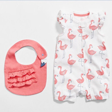 #Summer Clothes, flamingo, newbornbayclothe, babygirlbodysuit