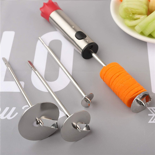 Vegetables Spiral Knife Carving Tool Potato Carrot Cucumber Salad