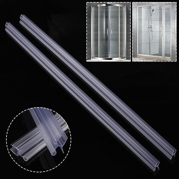 2PCS 50cm Bathroom Clear Shower Door Window Seal Strip for 6mm Glass | Wish