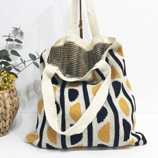 woolen, oneshoulderbag, Fashion, Casual bag