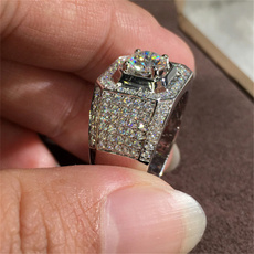 Couple Rings, Sterling, DIAMOND, Jewelry