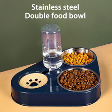 Steel, water, catfoodbowl, pet bowl