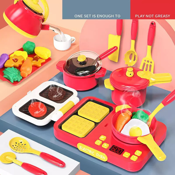 Children's Mini Kitchen Cooking Set Simulation Barbecue Cooking