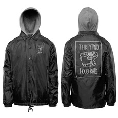 Jacket, hooded, black, Waterproof