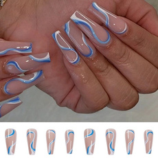 butterfly, acrylic nails, nail tips, Belleza