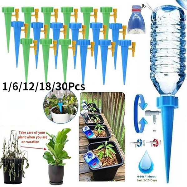 1/6/12/18/30Pcs Automatic Watering Spike for Flower Plants Watering