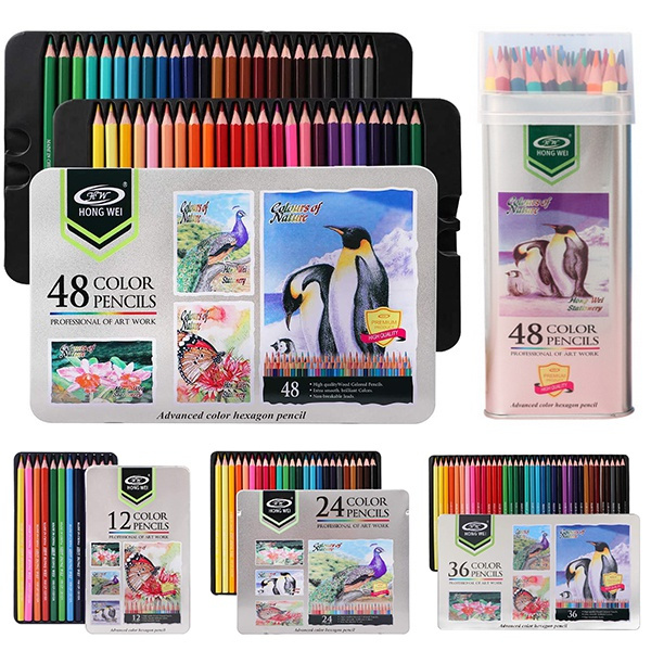Artist's Colored Pencils and Drawing Colored Pencils Set, Suitable for  Adults and Children Beginners and Artist Colored Pencils Cans.