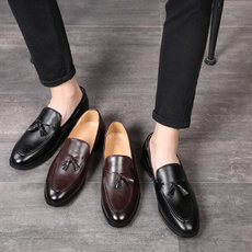 casual shoes, Flats & Oxfords, Plus Size, leather shoes