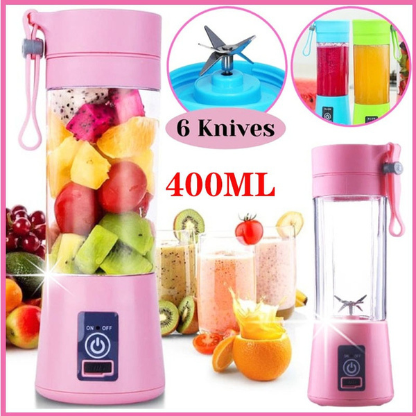2022 NEW Portable Juice Blender, Personal USB Rechargeable Fruit Shaker,  Electric Juicer, Water Bottle Jet Mixer, Mini Smoothie Blend, Smoothies  Travel Blenders, High Speed Protein Shakes Machine, Green Food Mixing  Drink, Small