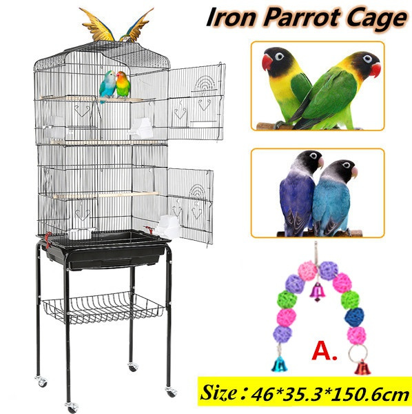 Photo inspiration: 2022 New Bird Cage Parrot Finch Cage Macaw Conure Cockatiel Photo Inspiration