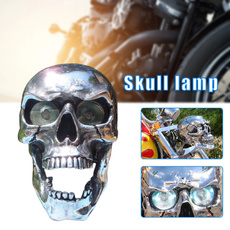 motorcyclelight, LED Headlights, led, skull