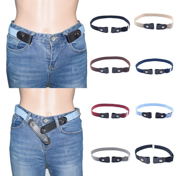 Buckle Free Belt for Pants Dresses No Buckle Stretch Elastic Waist Belt Buckle Free Belt for Pants Dresses No Buckle Stretch Elastic Waist Belt