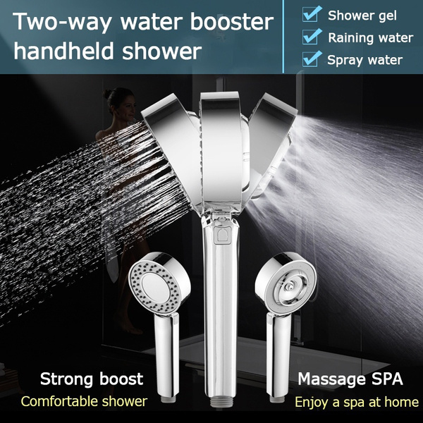 High Presure 3Mode Double-sided SPA Shower Head With Chrome-plate Panel ...