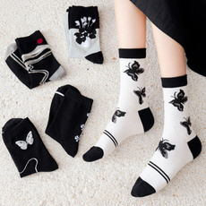 butterfly, College, Cotton Socks, socksforgirl